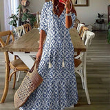 Lana™ | Boho V-udskæring sommerkjole