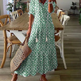 Lana™ | Boho V-udskæring sommerkjole