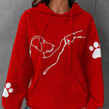 Layla™ | Blød Hoodie med Hundeprint