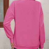 Sofie Sweatshirt med lynlås og hængende skulder til kvinder