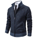 Premium cardigan med lynlås