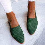 Lisa | Stilfulde Vævede Slingback-Flade Sko