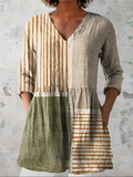Rikke™ | Lang Bluse med V-udskæring