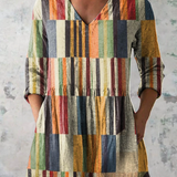 Louise™ | Lang Bluse med V-udskæring