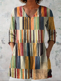 Louise™ | Lang Bluse med V-udskæring