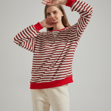 LENA™ Oversized stribet sweater