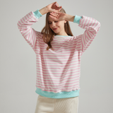 LENA™ Oversized stribet sweater