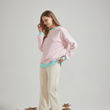 LENA™ Oversized stribet sweater