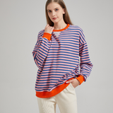 LENA™ Oversized stribet sweater