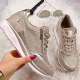 Mette™ | Ortopædiske Sneakers med lynlås
