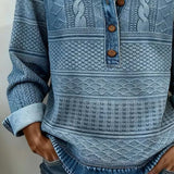 Sofia | Moderne sweater med halve knapper
