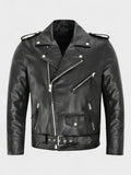 Austin™ | Klassisk Biker Læderjakke