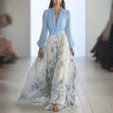 Dolores | Elegant Blomstret Maxikjole