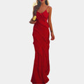Cathrine | Elegant Maxikjole med Volanter