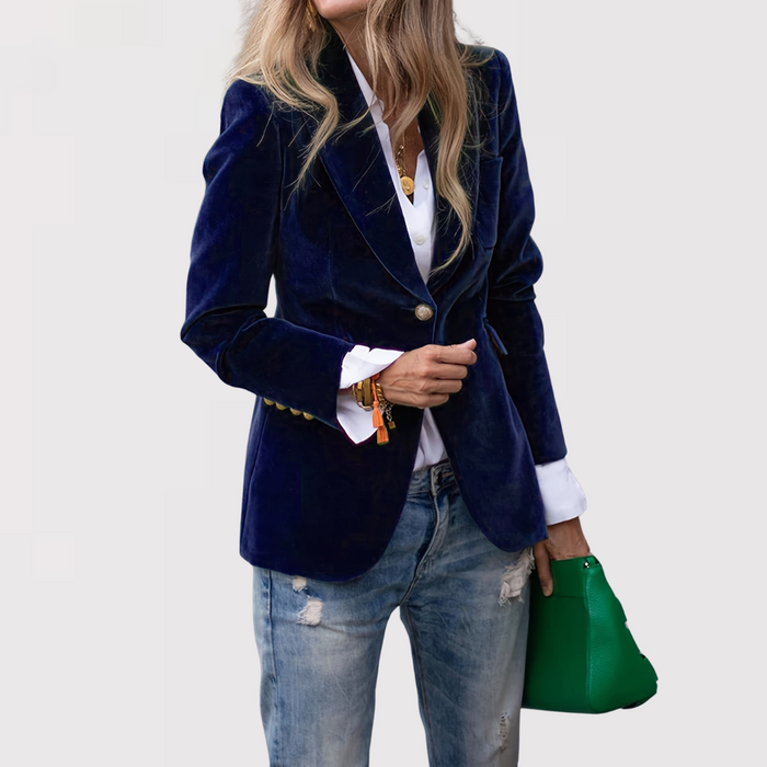 Quirita™ | Luksuriøs velourjakke