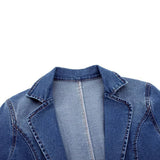 Bente | Stilfuld Denimblazer til Kvinder