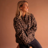 Elodie | Smart Jakke med Leopardprint