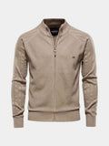 Jacquard™ | Strikcardigan med Lynlås
