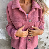 Lea™ | Varm & stilfuld teddyfrakke