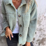 Lea™ | Varm & stilfuld teddyfrakke