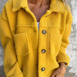 Lea™ | Varm & stilfuld teddyfrakke