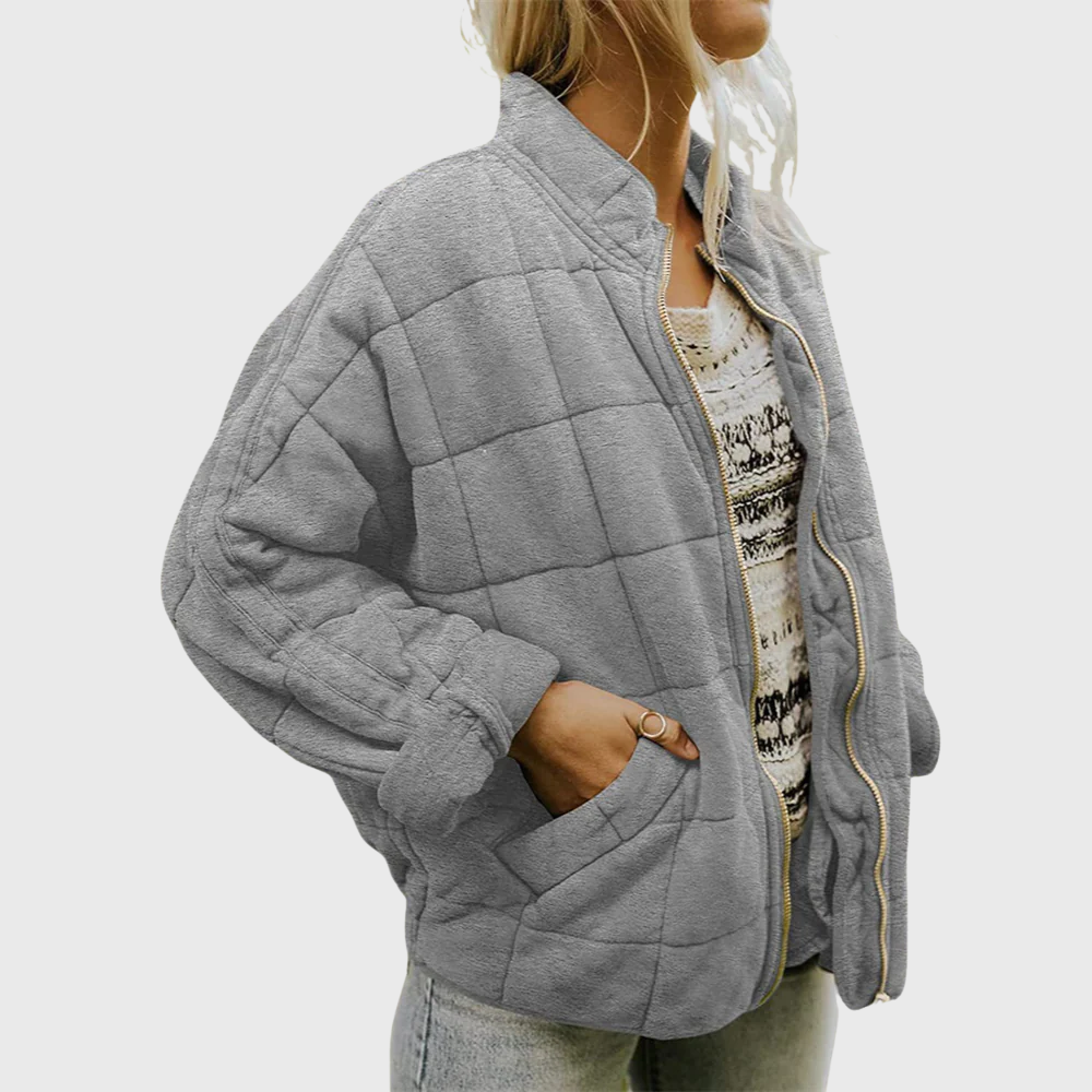 Josiane™ – Behagelig oversized quiltet jakke