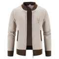 August | Strikket Herrecardigan med Hjortemotiv