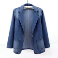 Eveline™ | Afslappet Denim-Blazer