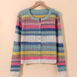 Myrna | Vintage inspireret stribet vest