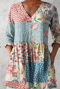 Sofie™ | Lang Bluse med V-udskæring