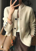 Claire™ | Elegant Cardigan med kasjmirmix