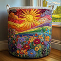 Blomster og Sol | Quiltet Opbevaringskurv