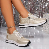Adele | Stilige Metal Sneakers