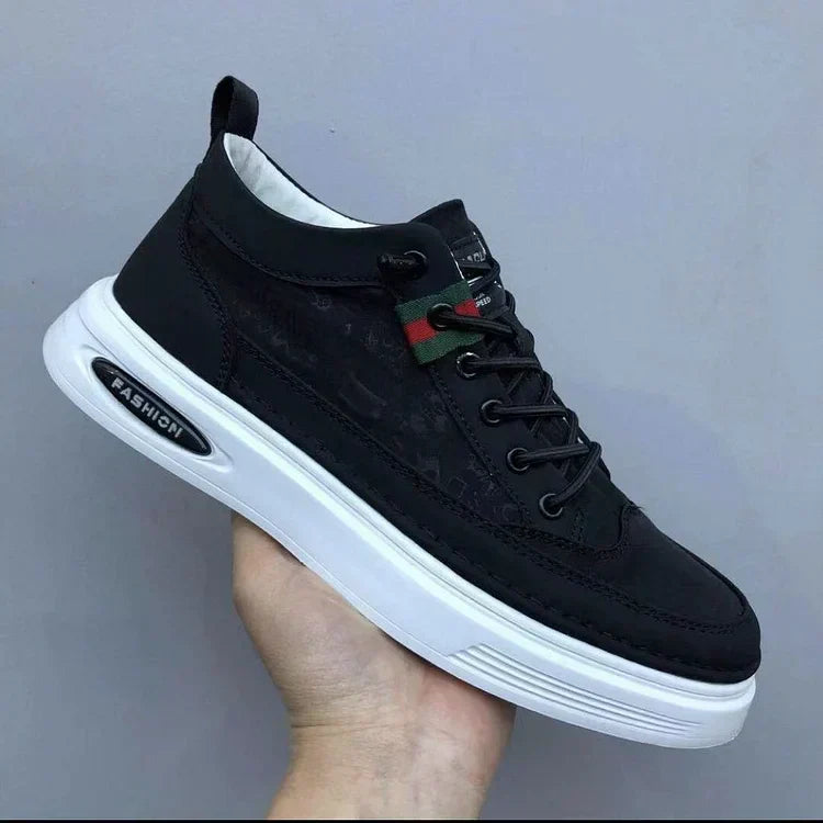 Gustav | Herre Klassiske Sorte Sneakers