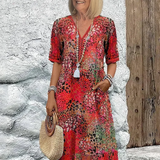 Fatima™ - Kjole med Blomsterprint