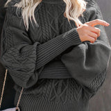 Linnea™ | Elegant sweater med fletmønster