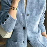 Claire™ | Elegant Cardigan med kasjmirmix