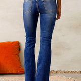 Aya | Højtaljede flared jeans