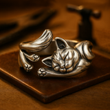 Sovende kat-ring