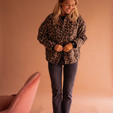 Elodie | Smart Jakke med Leopardprint