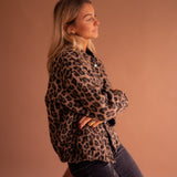 Elodie | Smart Jakke med Leopardprint