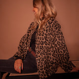 Elodie | Smart Jakke med Leopardprint