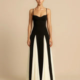 Elise | Stilfuld To-Tonet Maxi Kjole