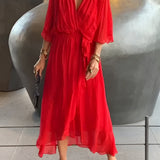 Monica | Elegant og stilfuld omslagskjole