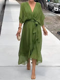 Monica | Elegant og stilfuld omslagskjole