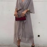Monica | Elegant og stilfuld omslagskjole