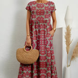 Mirjam™ – Let sommerkjole med blomsterprint