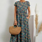 Mirjam™ – Let sommerkjole med blomsterprint